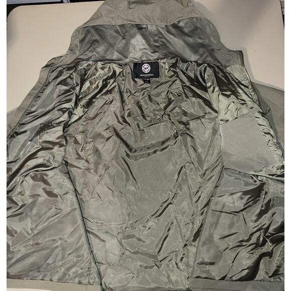 WP Weatherproof Men’s Rain Jacket XXL Lichen Green With Hood And 3 Pockets - Picture 2 of 8